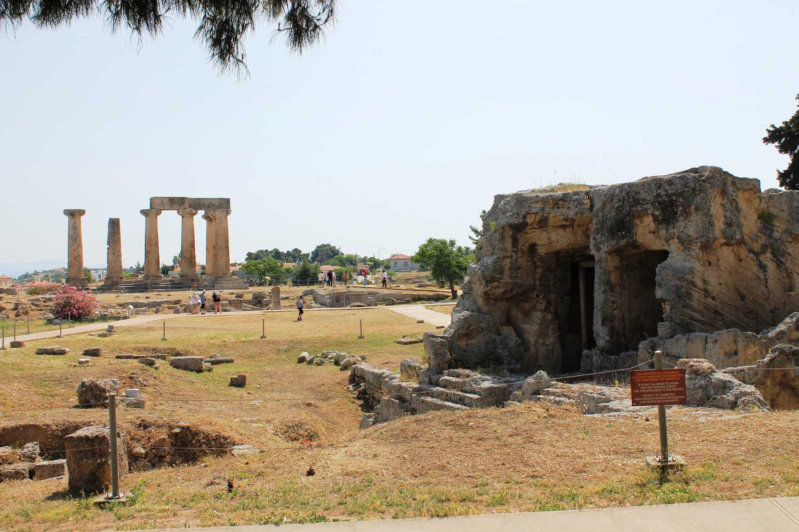 In Coach Ancient Corinth — Half Day